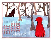 Grimm's fairytales calendar: red riding cap